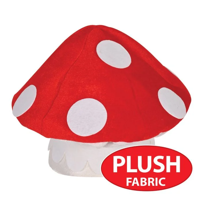 Plush Mushroom Hat | 1 ct