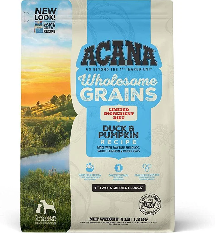 Acana Dog Dry Wholesome Grains Duck & Pumpkin 4lb