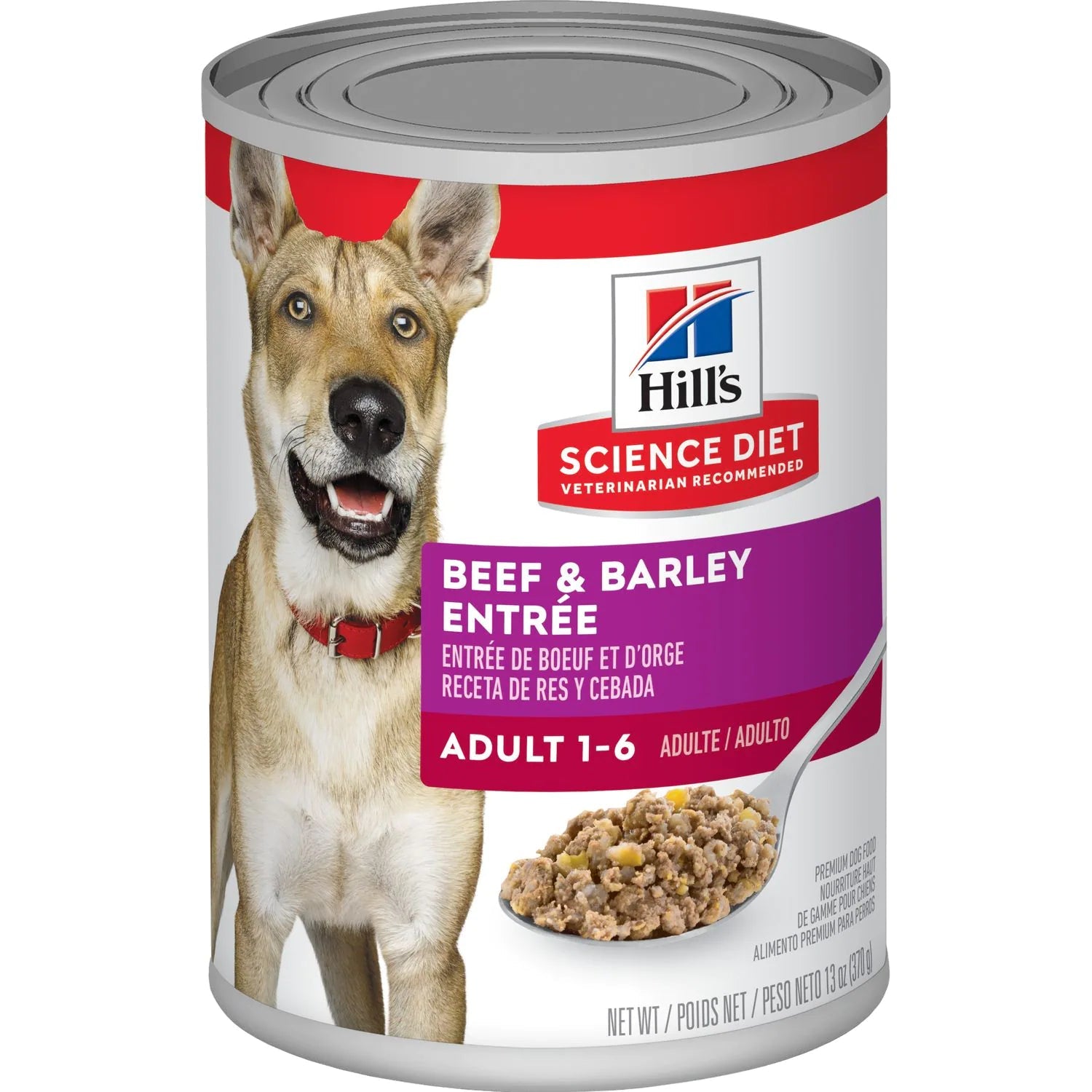 Adult Beef & Barley Entrée - Wet Dog Food - Hill's Science Diet