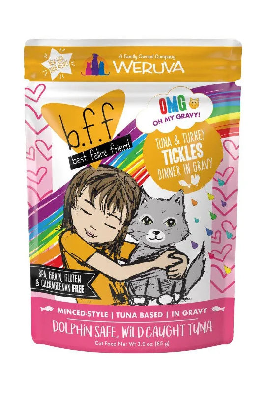 B.F.F. Tuna and Turkey Tickles Wet Cat Food