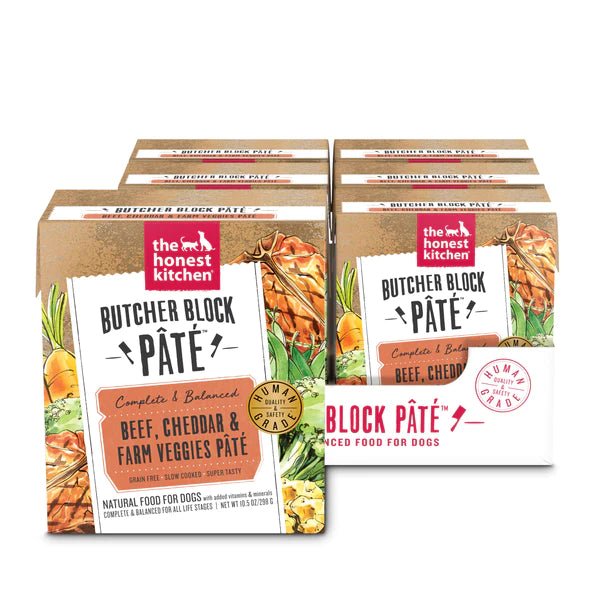 Beef, Cheddar & Farm Veggies Butcher Block Pâté - Wet Dog Food - The Honest Kitchen