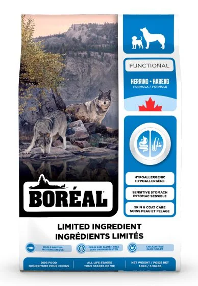 Boreal Functional Limited Ingredients All Breeds Herring Dog (NEW)