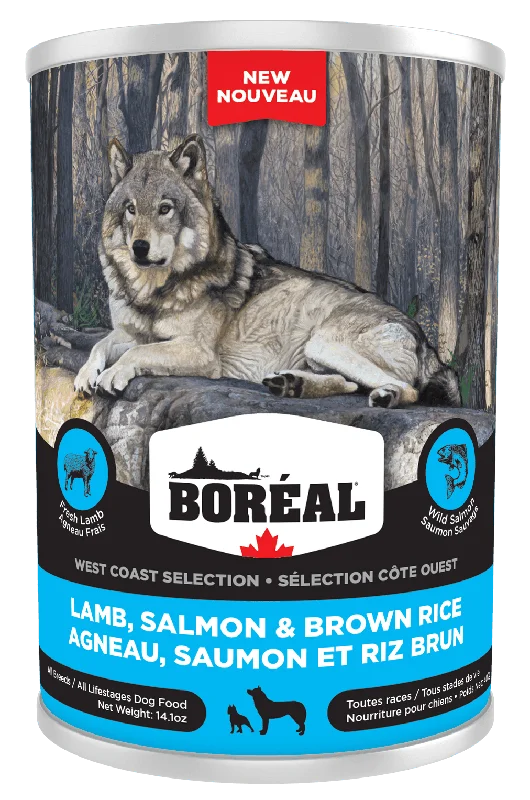 Boreal West Coast Selection Dog - Lamb, Salmon & Brown Rice 400g - Wet Dog Food - BORÉAL