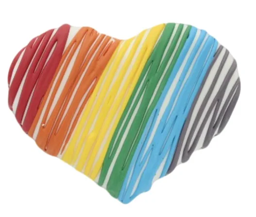 Bosco & Roxy's Pride Rainbow Hearts