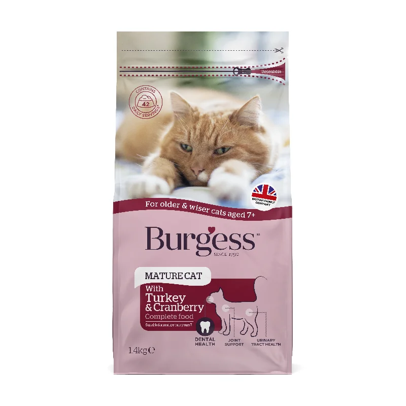 Burgess Mature Cat Turk&Cranberry