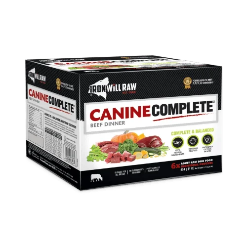 Canine Complete Beef Dinner - Frozen Raw Dog Food - Iron Will Raw