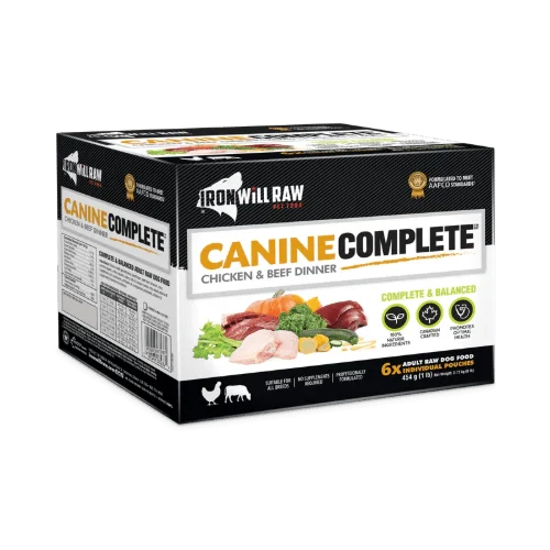 Canine Complete Chicken & Beef Dinner - Frozen Raw Dog Food - Iron Will Raw