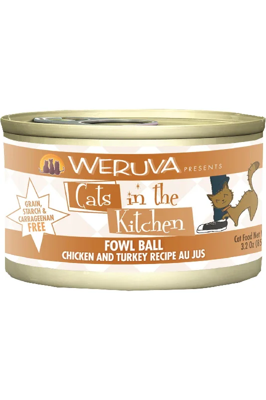 Cats in the Kitchen Fowl Ball Chicken & Turkey Wet Cat Food