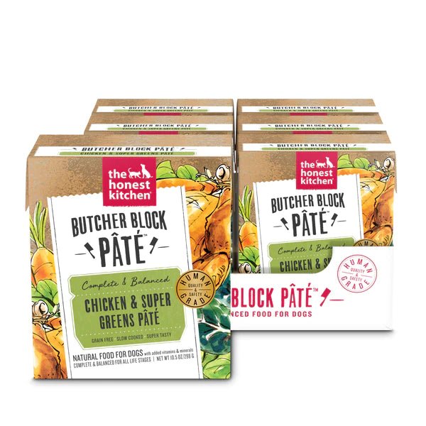 Chicken & Super Greens Butcher Block Pâté - Wet Dog Food - The Honest Kitchen