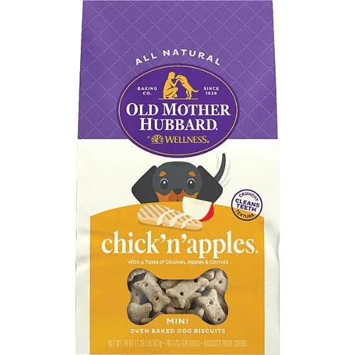 Classic Oven Baked Chick'N'Apples Mini - Dog Treats - Old Mother Hubbard