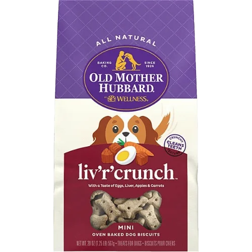 Classic Oven Baked Liv'R Crunch Mini - Dog Treats - Old Mother Hubbard