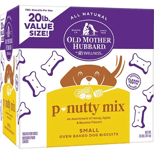 Classic Oven Baked P-Nuttier Assorted - Dog Treats - Old Mother Hubbard