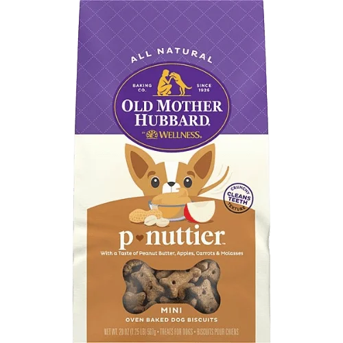 Classic Oven Baked P-Nuttier Mini - Dog Treats - Old Mother Hubbard