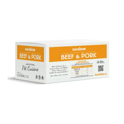 Complete Beef & Pork Combo 12LB - Frozen Raw Food - Back2Raw