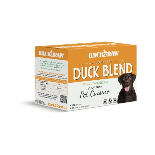 Complete Duck Blend 4LB - Frozen Raw Food - Back2Raw