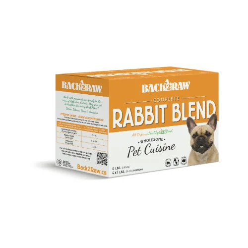 Complete Rabbit Blend 4LB - Frozen Raw Food - Back2Raw