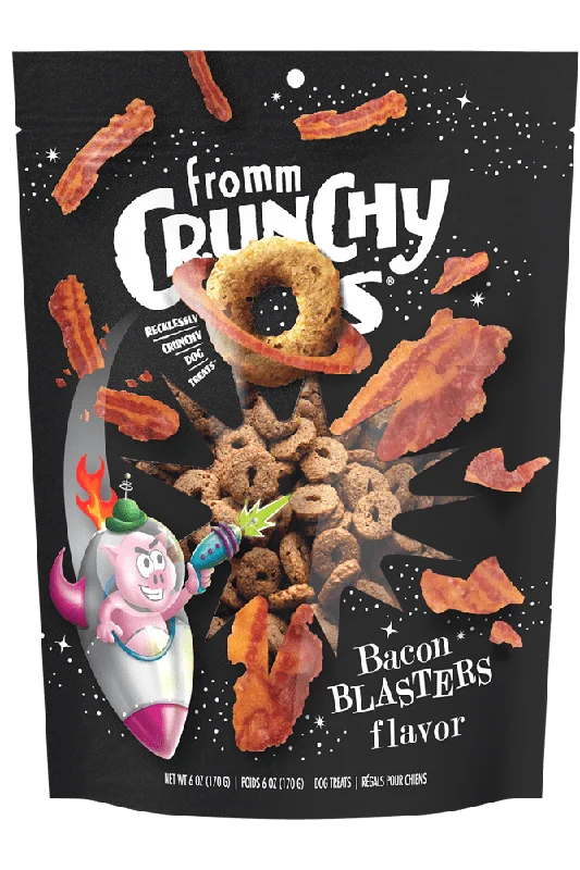 Crunchy Os Bacon Blasters Treats - Dog Treats - Fromm