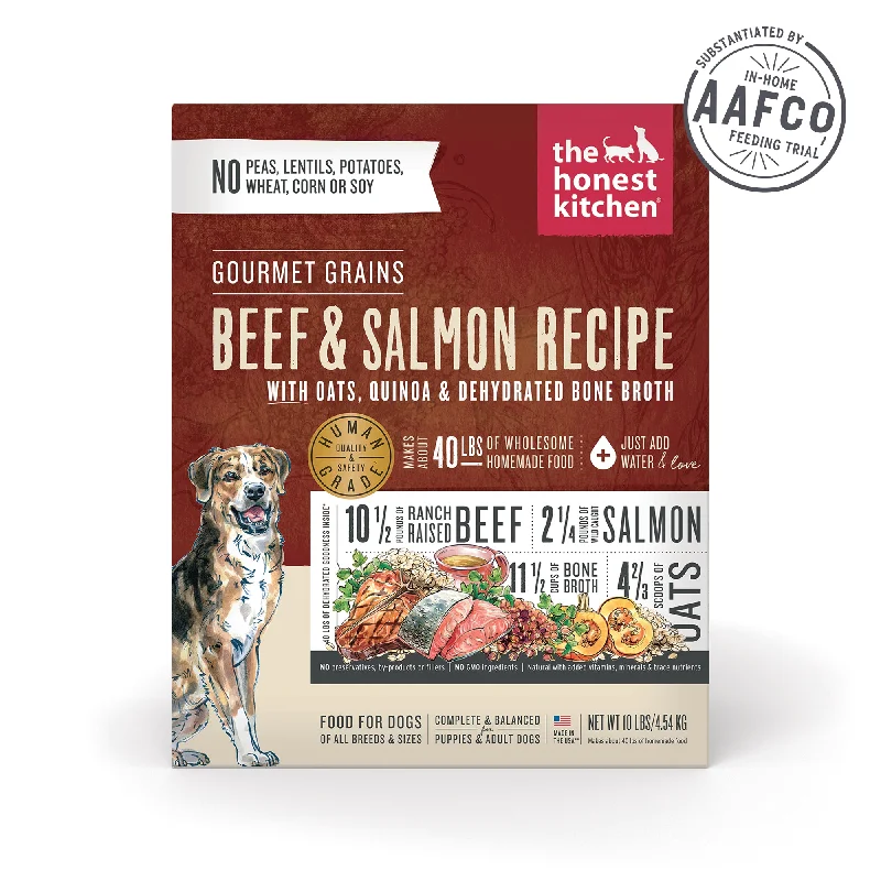 Dehydrated Gourmet Grain Beef & Salmon