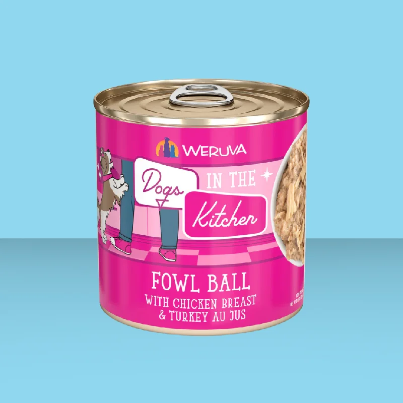 Weruva Dogs In The Kitchen Fowl Ball 10oz