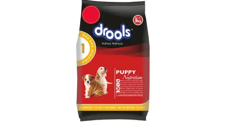 Drools Chicken and Egg Puppy Dog Food, 3 kg with Free calcium milk bone