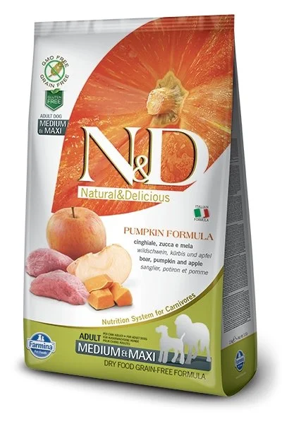 Farmina  Boar, Apple & Pumpkin Dry Dog Foods