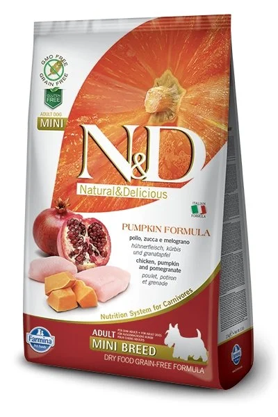 Farmina Chicken. Pomegranate & Pumpkin Grain Free  Dry Dog Foods