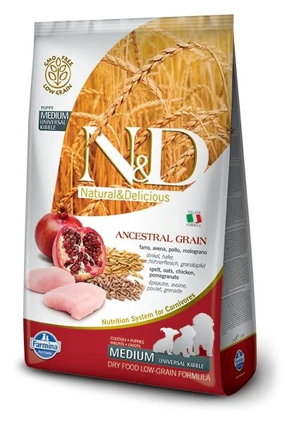 Farmina Chicken & Pomegranate Ancestral Grain  Puppy  Dry Dog Foods