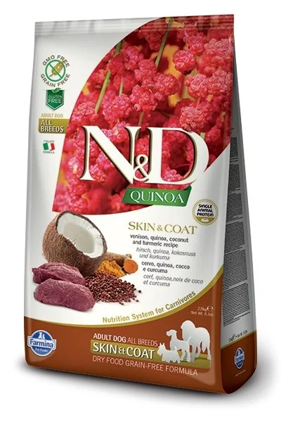 Farmina  Venison & Quinoa Skin & Coat Dry Dog Foods