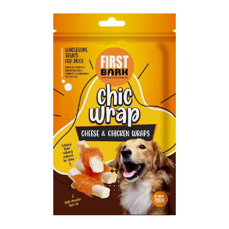 First Bark Cheese & Chicken Wrap Dog Treats