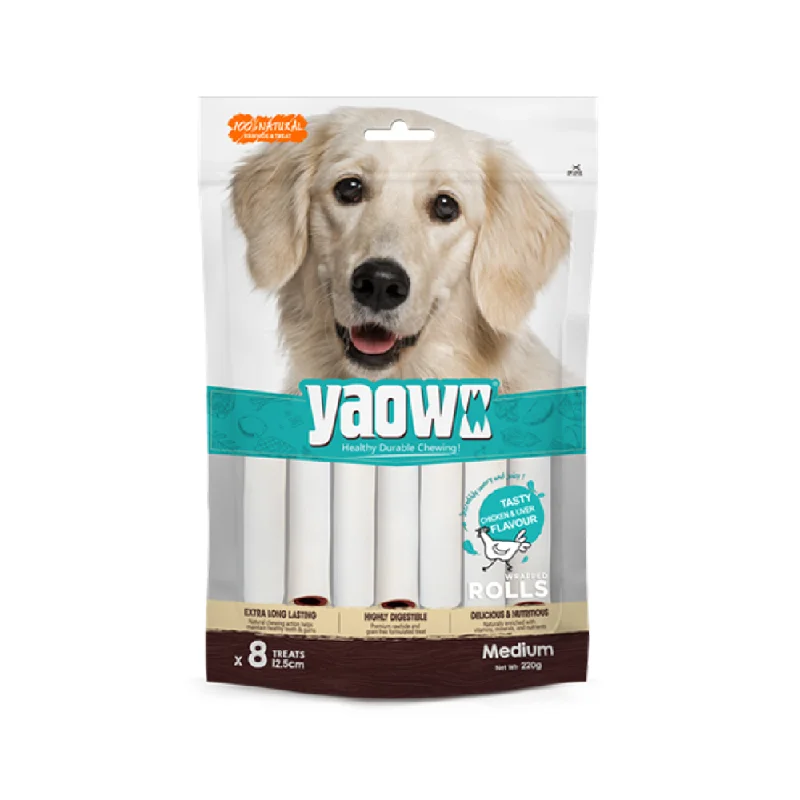 Gnawlers Yaowo Medulla Roll Dog Treats (4.5 inch)