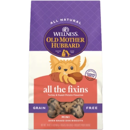 Grain Free All The Fixins' Mini  - Dog Treats - Old Mother Hubbard