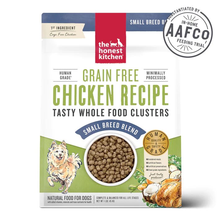 Grain Free Chicken Clusters For Small Breeds - Dry Dog Food - The Honest Kitchen