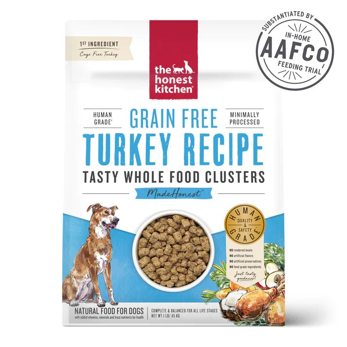 Grain Free Turkey Clusters - Dry Dog Food - The Honest Kitchen