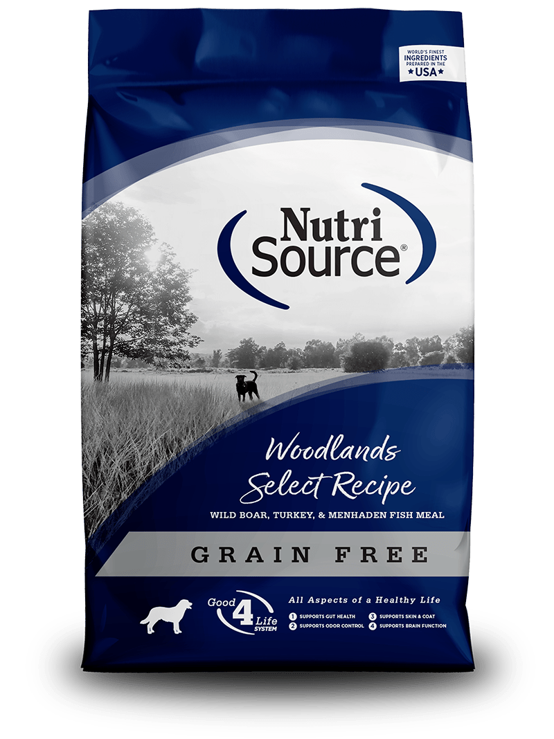 Grain-Free Woodlands Select Recipe- NutriSource-Dry Dog Food