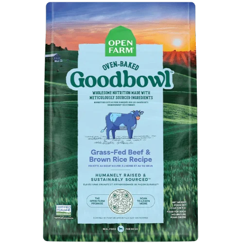 Grass-Fed Beef & Brown Rice Recipe - GoodBowl - Dry Dog Food - Open Farm