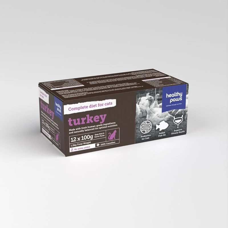 Healthy Paws Turkey – Feline Complete