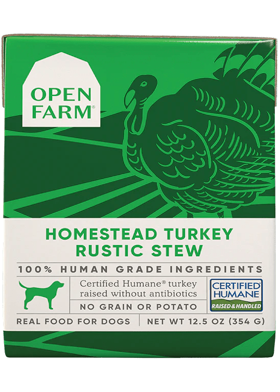 Homestead Turkey Rustic Stew - Wet Dog Food - Open Farm