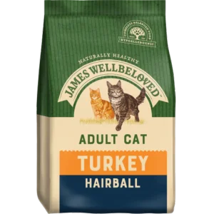 James Wellbeloved Cat Adult Hairball Turkey 1.5kg