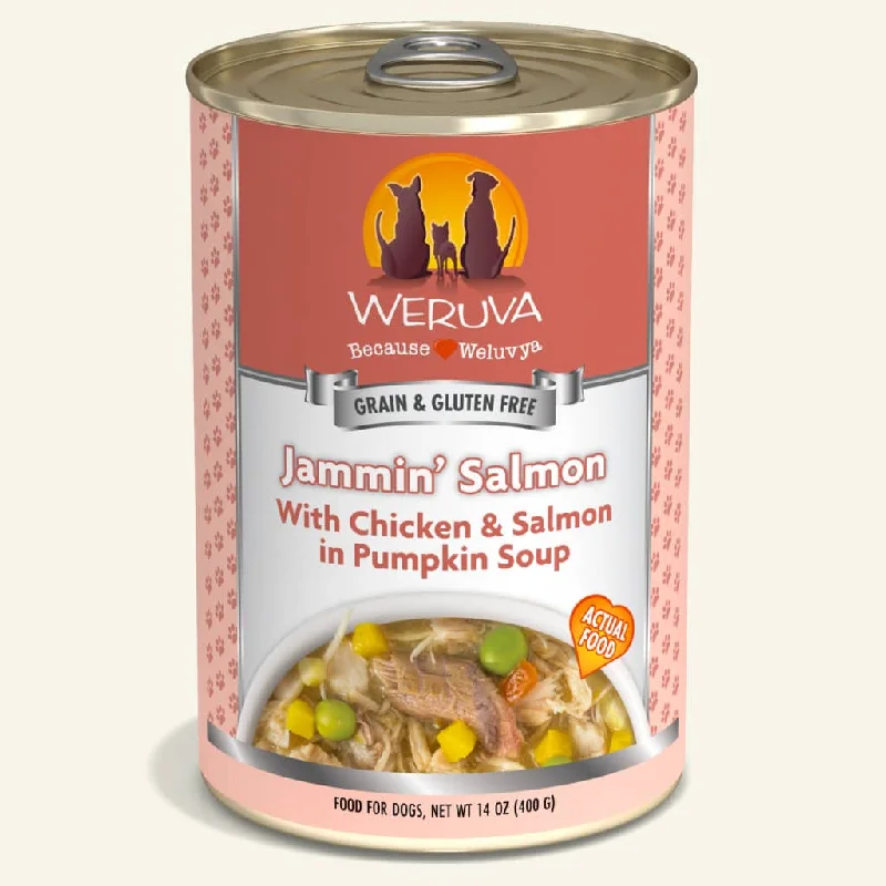 Jammin Salmon 12/14 oz  Wet dog food - Weruva