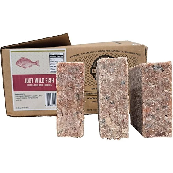 K9 Choice - Just Wild Fish Blend 9.1kg/20lb - Frozen Raw Dog Food