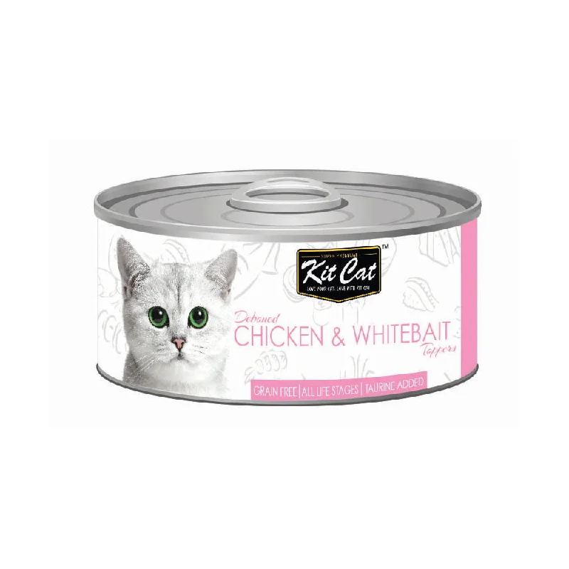 Kit-Cat Tin-Chicken & Whitebait Toppers