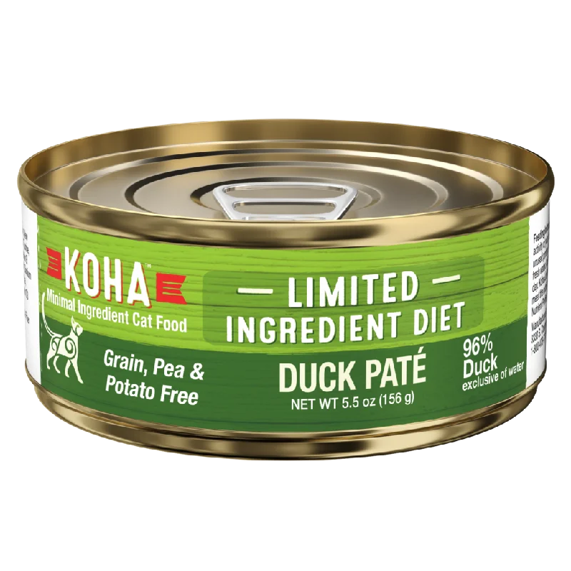 Koha Canned Cat Food Limited Ingredient Diet Duck Pate