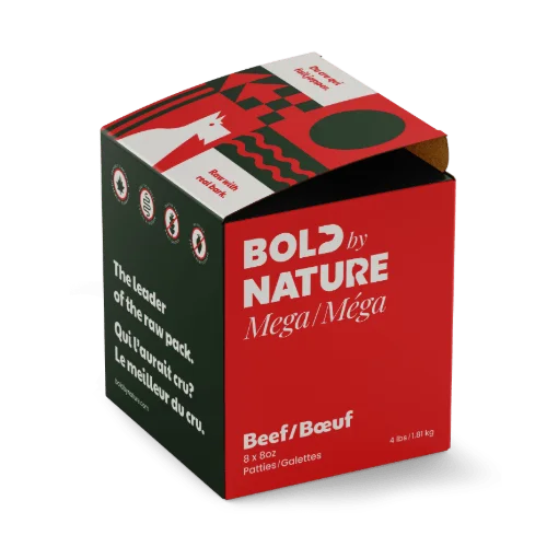 Mega Beef - Frozen Raw Dog Food - Bold By Nature