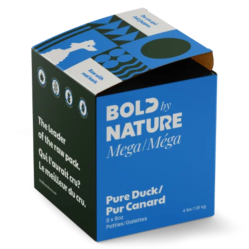 Mega Pure Duck - Frozen Raw Dog Food - Bold By Nature