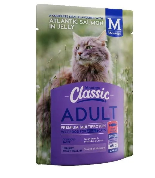 Montego Cat Wet Salmon 85g Each