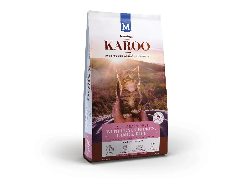 Montego Karoo Dry Cat Food Kitten Chicken and Lamb