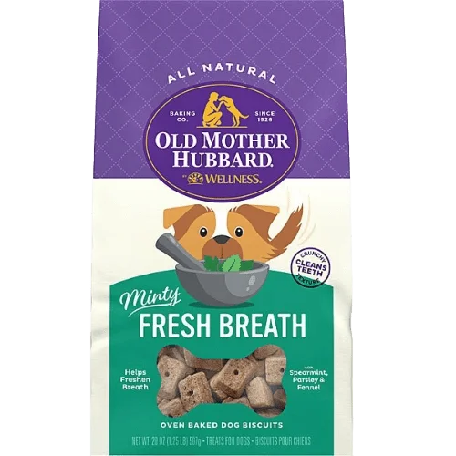 Mother's Solution Minty Fresh Breath - Dog Biscuits - Old Mother Hubbard