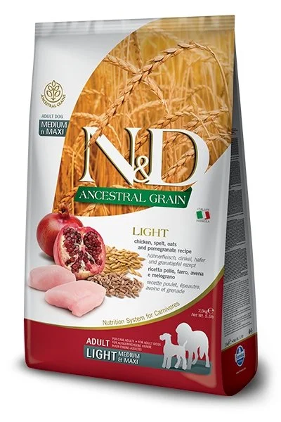 Farmina Ancestral Grain Light Chicken & Pomegranate Medium/Maxi Dry Dog Foods