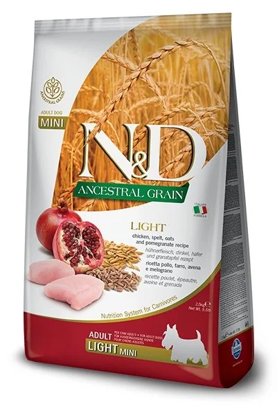 Farmina Ancestral Grain Light Chicken & Pomegranate Mini Dry Dog Foods