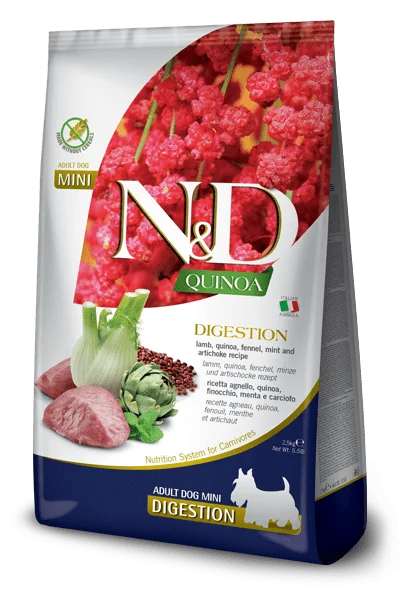 N&D Quinoa Digestion Lamb Mini - Dry Dog Food - Farmina